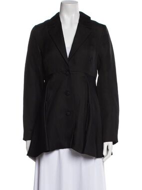 Co. 100% Silk Jacket Blazer Black Small